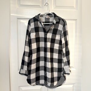 Joe Fresh Monochrome Checkered Shirt